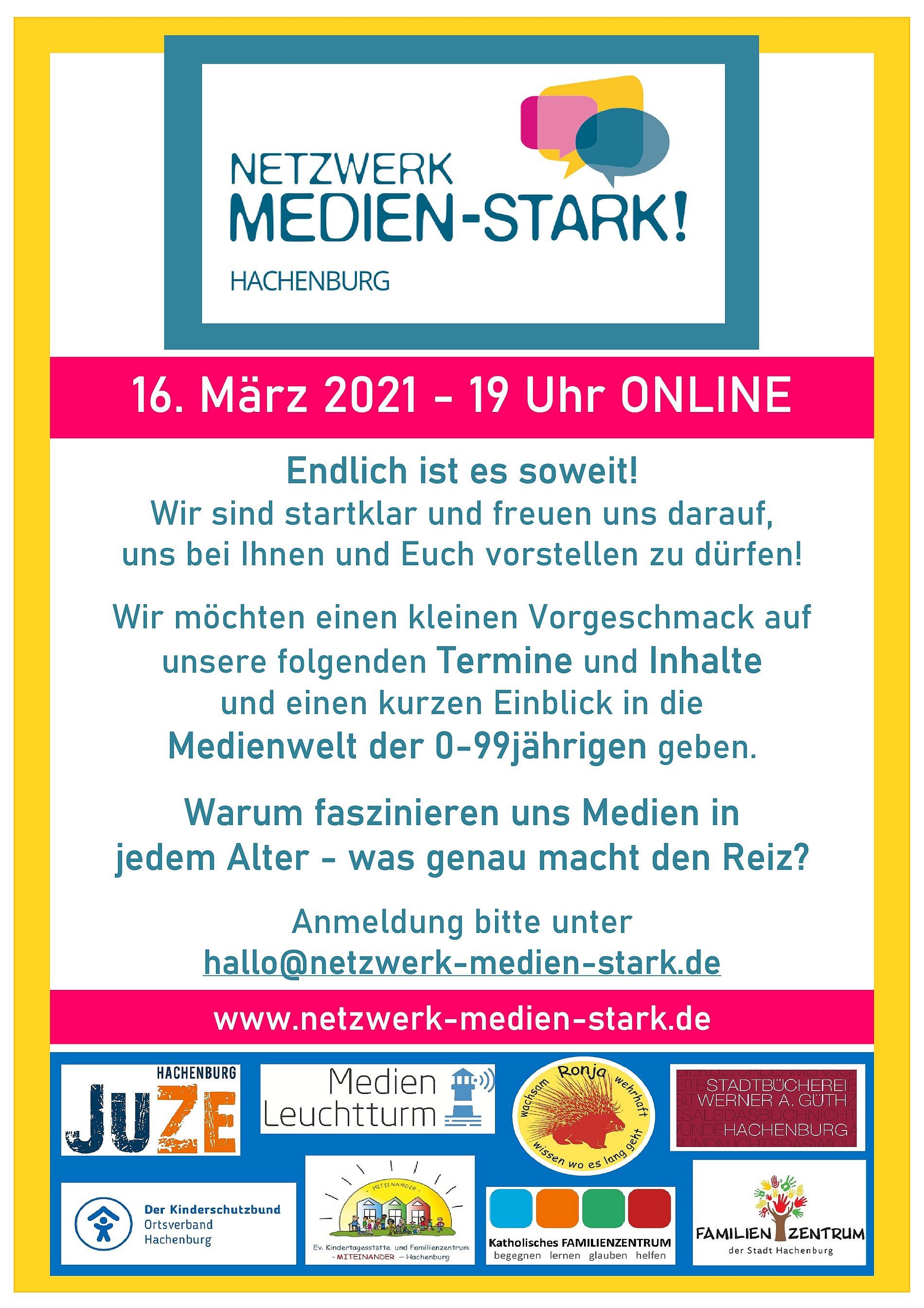Auftaktveranstaltung Netzwerk Medien-Stark!