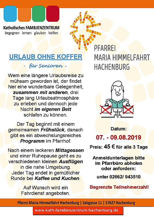 Urlaub ohne Koffer 2019 Urlaub ohne Koffer 2019