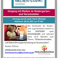 Vortrag "Umgang mit Medien im Kindergarten- und Vorschulalter"