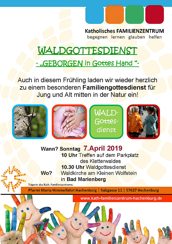 Waldgottesdienst April 2019 Waldgottesdienst April 2019